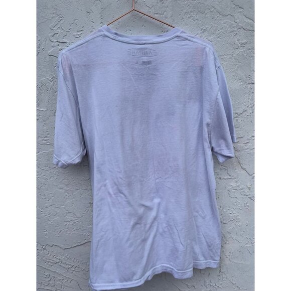 Alijah Womens Pullover Short Sleeve Crew Neck Graphic Tee T Shirt White Sz L - Picture 2 of 6